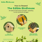 Edible Birdhouses Re - Seeding Kit – Premium Wild Bird Seed Mix - Che Cose Belle
