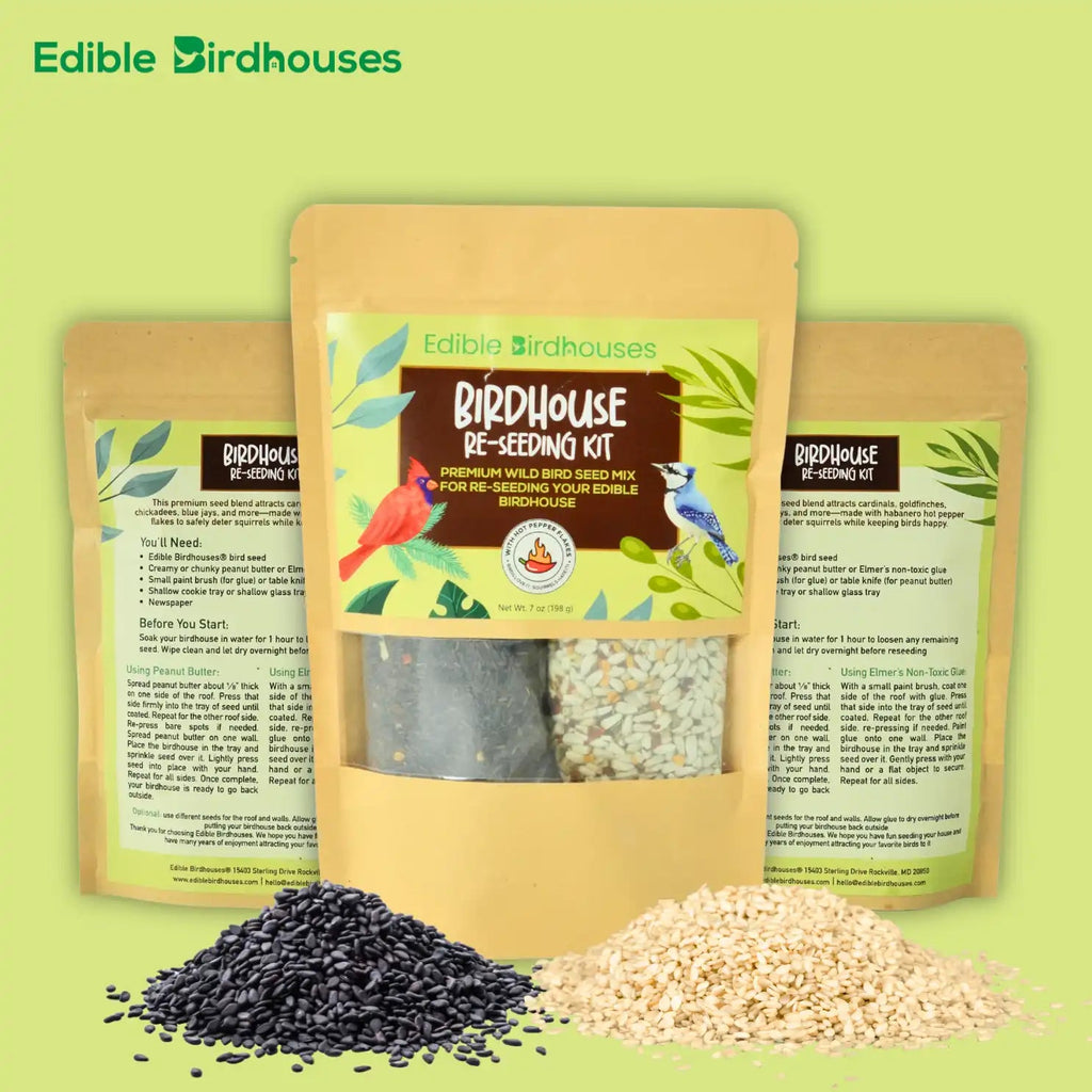 Edible Birdhouses Re - Seeding Kit – Premium Wild Bird Seed Mix - Che Cose Belle