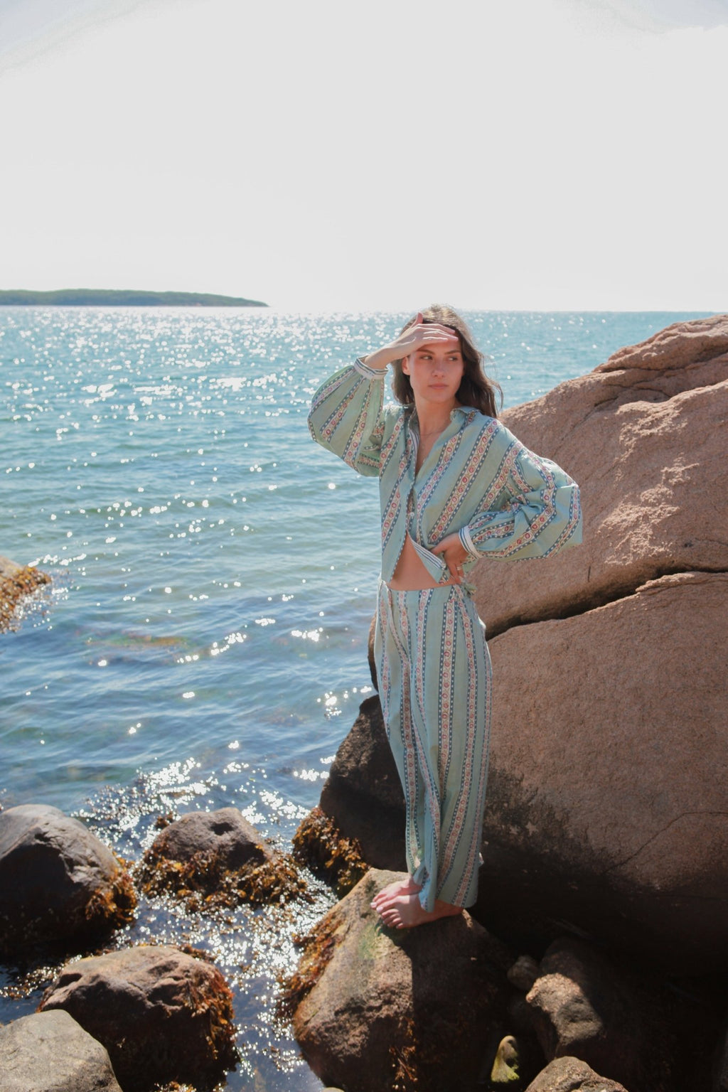 Edison Pant in Antique Floral - Che Cose Belle