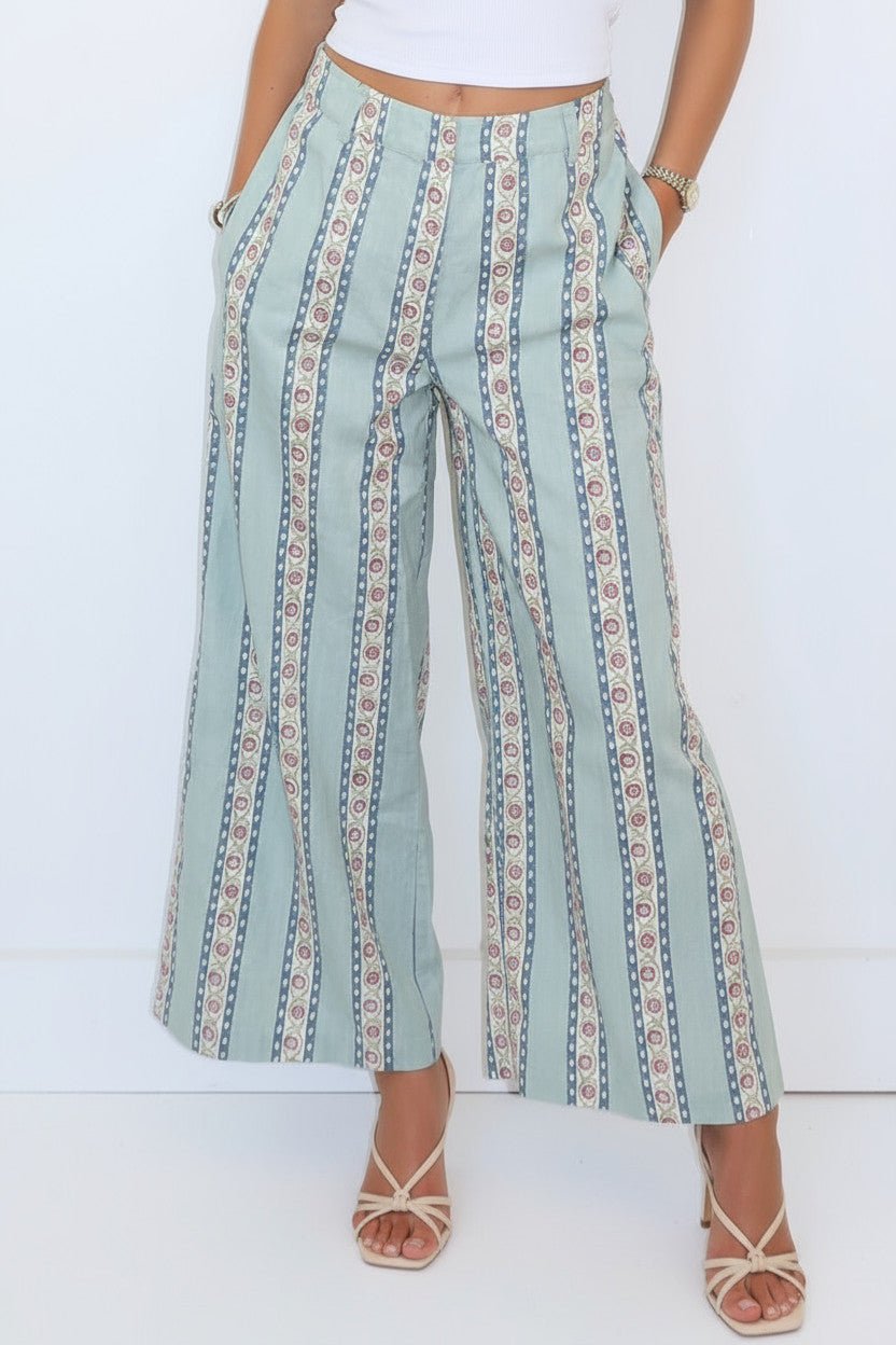 Edison Pant in Antique Floral - Che Cose Belle