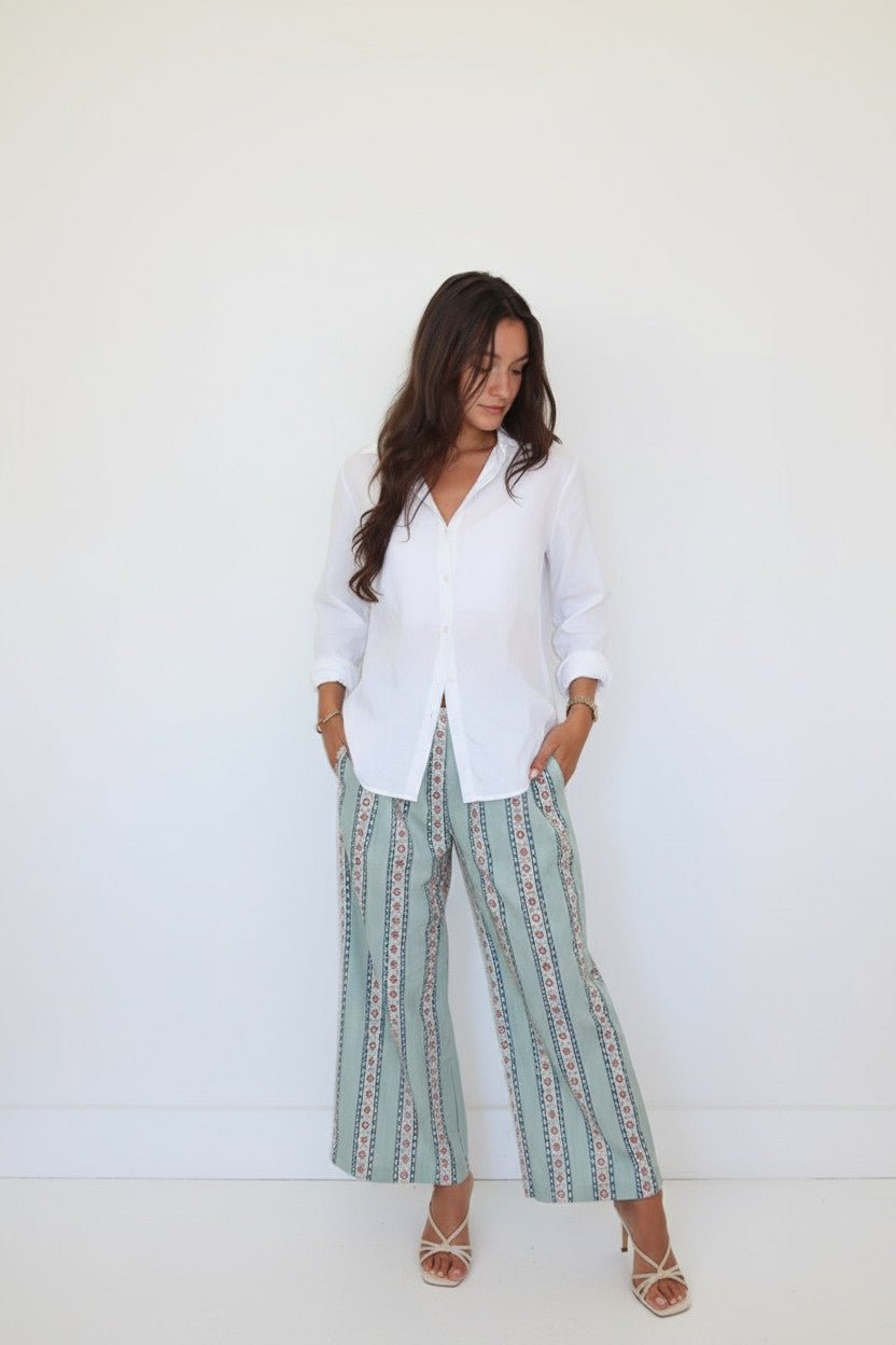 Edison Pant in Antique Floral - Che Cose Belle