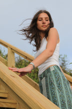Edison Pant in Mystic Blue Stripe - Che Cose Belle