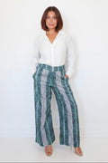 Edison Pant in Mystic Blue Stripe - Che Cose Belle