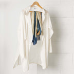 Oceana Beige Soft Linen Silk Handloom Scarf