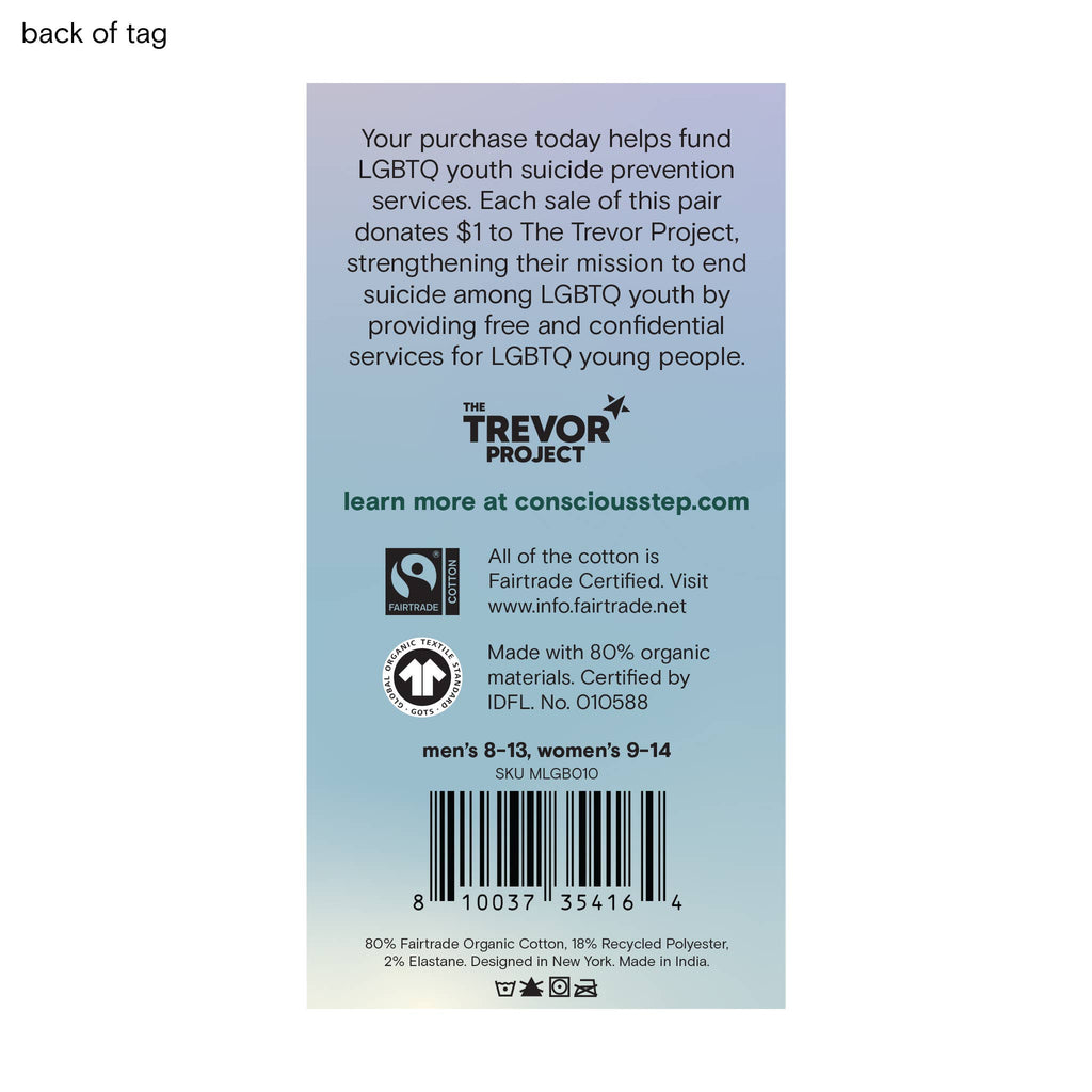 Socks that Save LGBTQ Lives (Black Hearts)