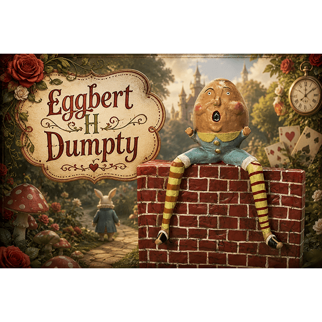 Eggbert H Dumpty Lori Mitchell Collectible Figurine - Che Cose Belle