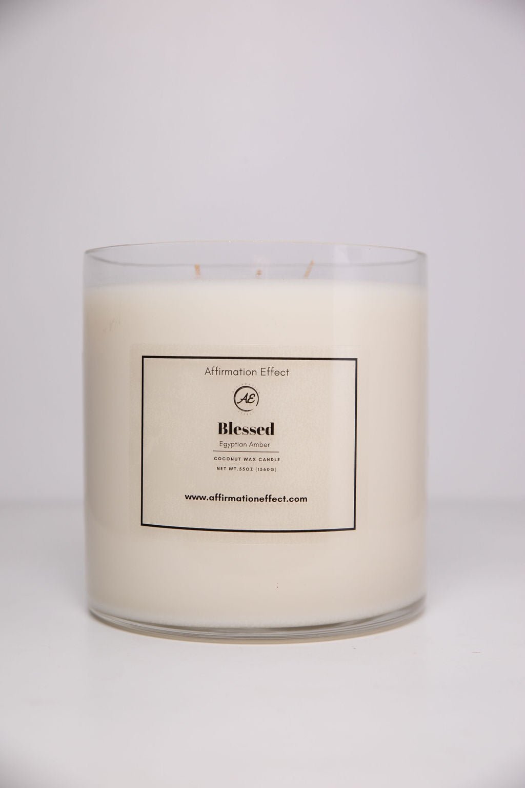 Egyptian Amber "Blessed" Affirmation Candle - 17.5 oz - Che Cose Belle