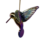 Egyptian Glass Hummingbird Ornament - Chromatic Collection - Che Cose Belle
