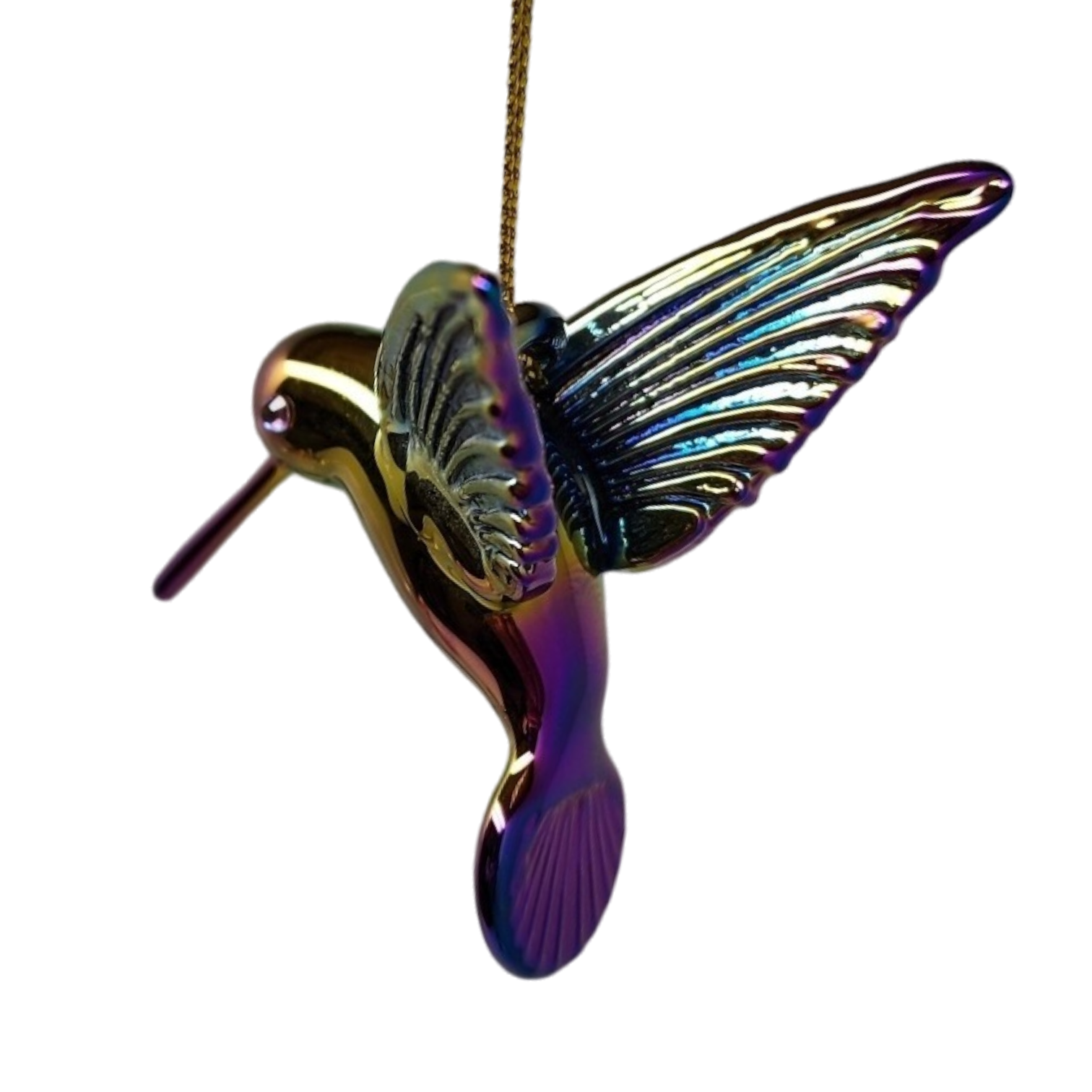 Egyptian Glass Hummingbird Ornament - Chromatic Collection - Che Cose Belle