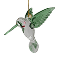 Egyptian Glass Hummingbird Ornament - Green with Green Beak - Che Cose Belle
