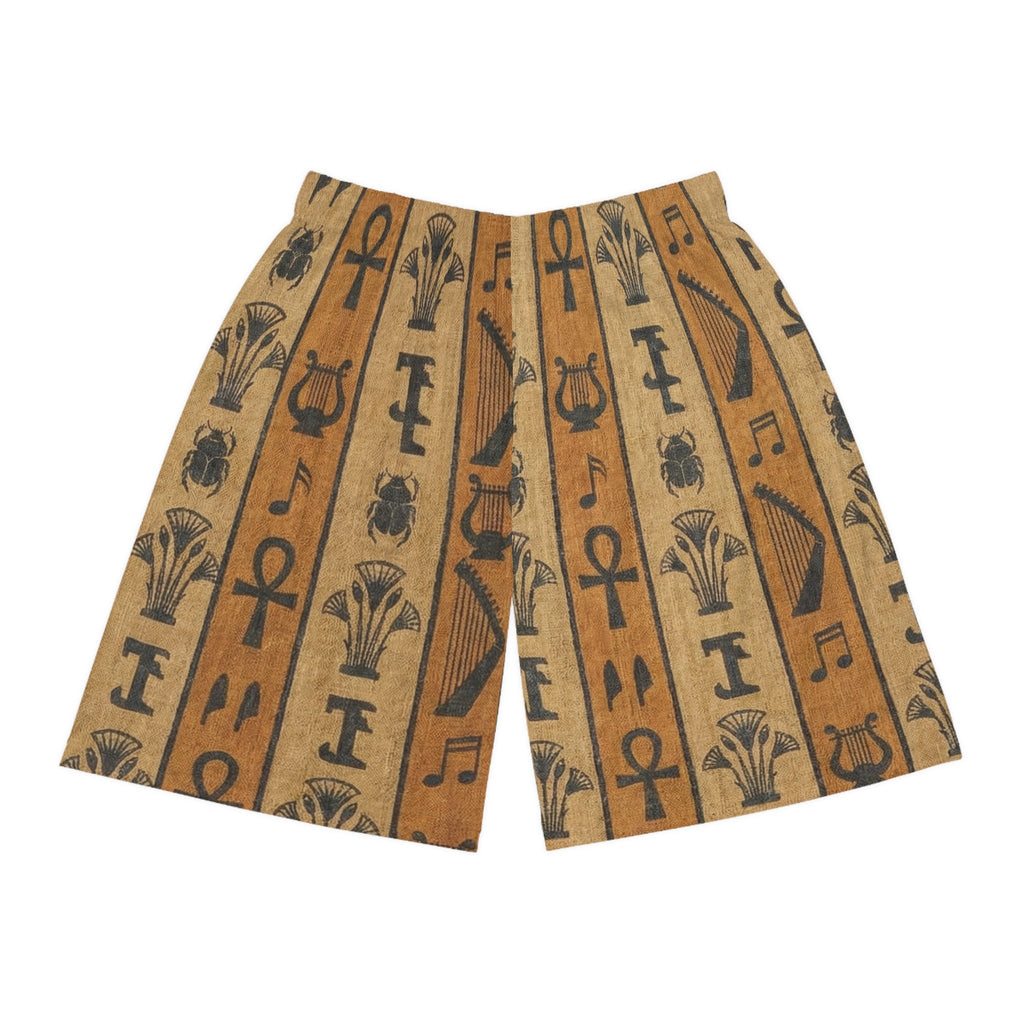 Egyptian Hieroglyphic Print sports Shorts - Che Cose Belle