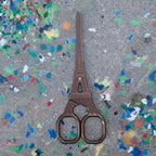 Eiffel Tower Mini Scissors in Antique Bronze, Rose Gold, Silver, Iridescent, or Gold - Che Cose Belle