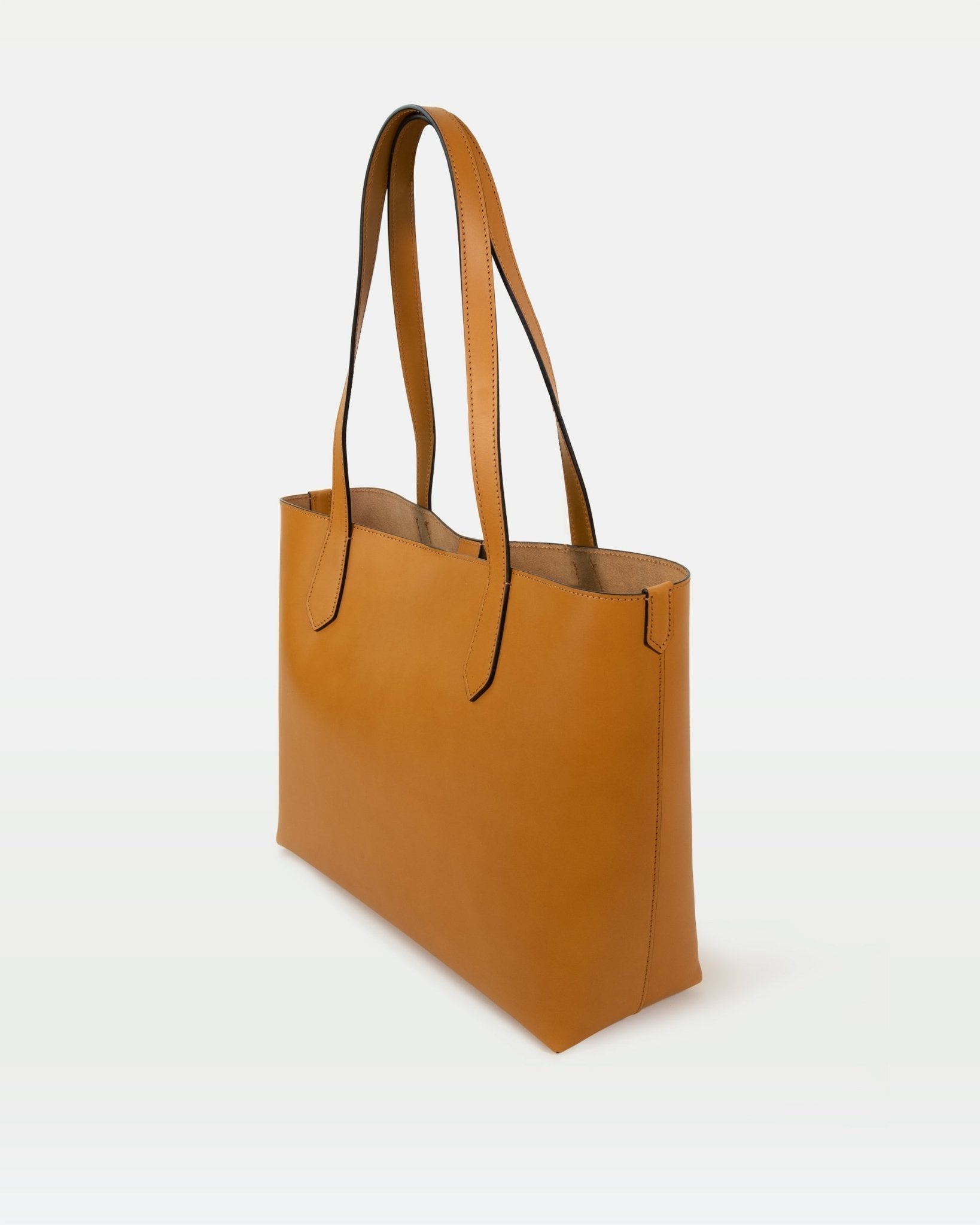 Elba medium size structured tote in vegetable - tanned leather - Che Cose Belle