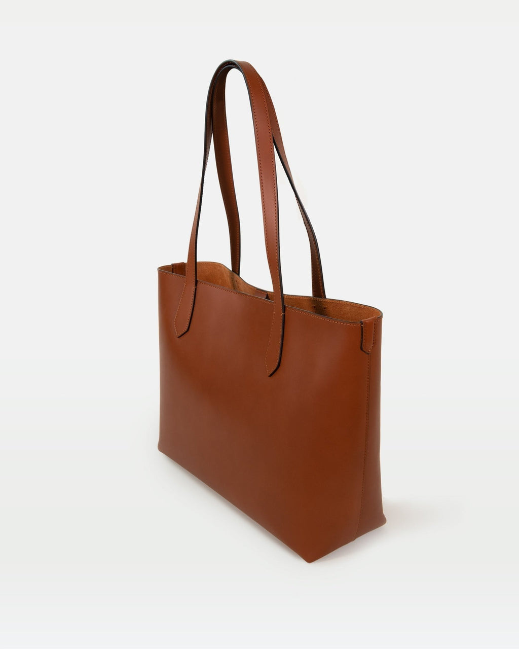 Elba medium size structured tote in vegetable - tanned leather - Che Cose Belle
