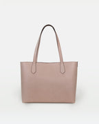 Elba medium size structured tote in vegetable - tanned leather - Che Cose Belle