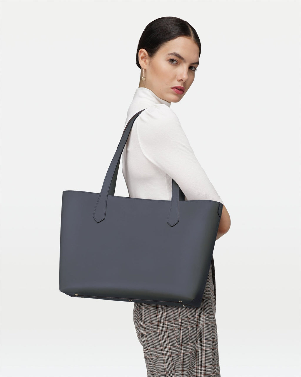 Elba medium size structured tote in vegetable - tanned leather - Che Cose Belle