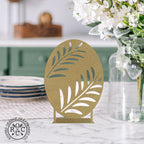 Elegant Metal Easter Egg Decor – Tabletop Cutout 3 Designs - Che Cose Belle