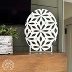 Elegant Metal Easter Egg Decor – Tabletop Cutout 3 Designs - Che Cose Belle