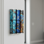 Elegant Mezuzah in Chagall Windows Design – Chagall Series - Che Cose Belle