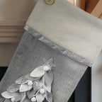 Elegant Stocking With Tree Motif - Che Cose Belle