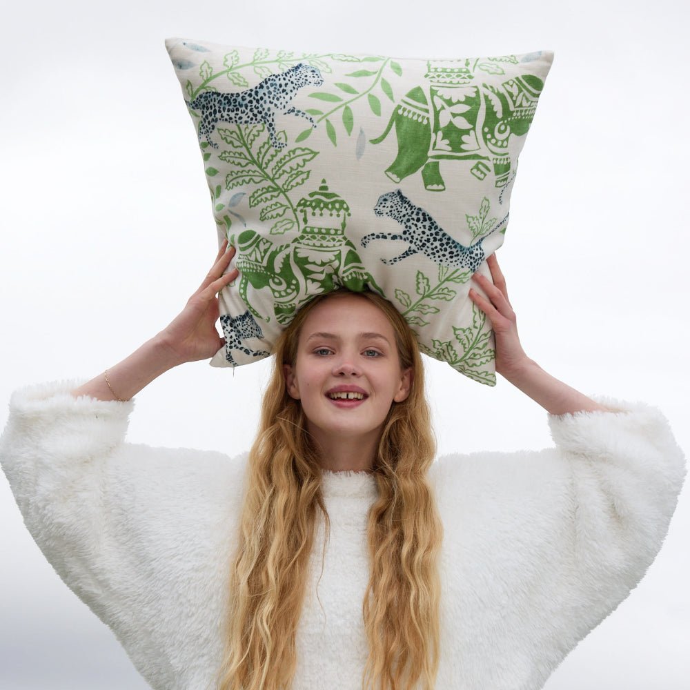Elephant Ambari Throw Pillow - Che Cose Belle