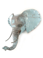 Elephant Animal Mask - Recycled Metal Wall Art - Che Cose Belle
