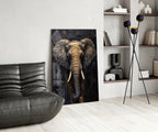 Elephant Glass Wall Art - Che Cose Belle
