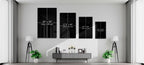Elephant Glass Wall Art - Che Cose Belle