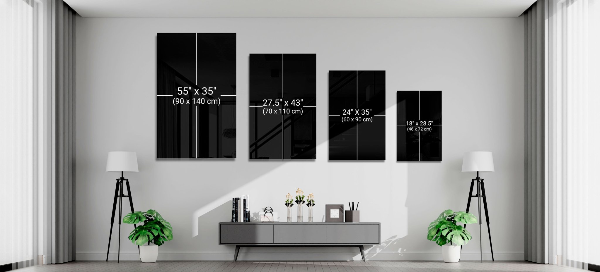Elephant Glass Wall Art - Che Cose Belle