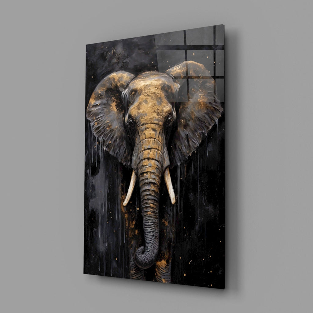 Elephant Glass Wall Art - Che Cose Belle