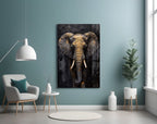 Elephant Glass Wall Art - Che Cose Belle