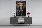 Elephant Glass Wall Art - Che Cose Belle