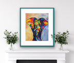 Elephant in a Vibrant Colors - Art Prints - Che Cose Belle