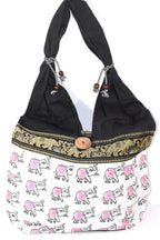 Elephant Jhola Bag Cotton Boho Sling Shoulder Handbag