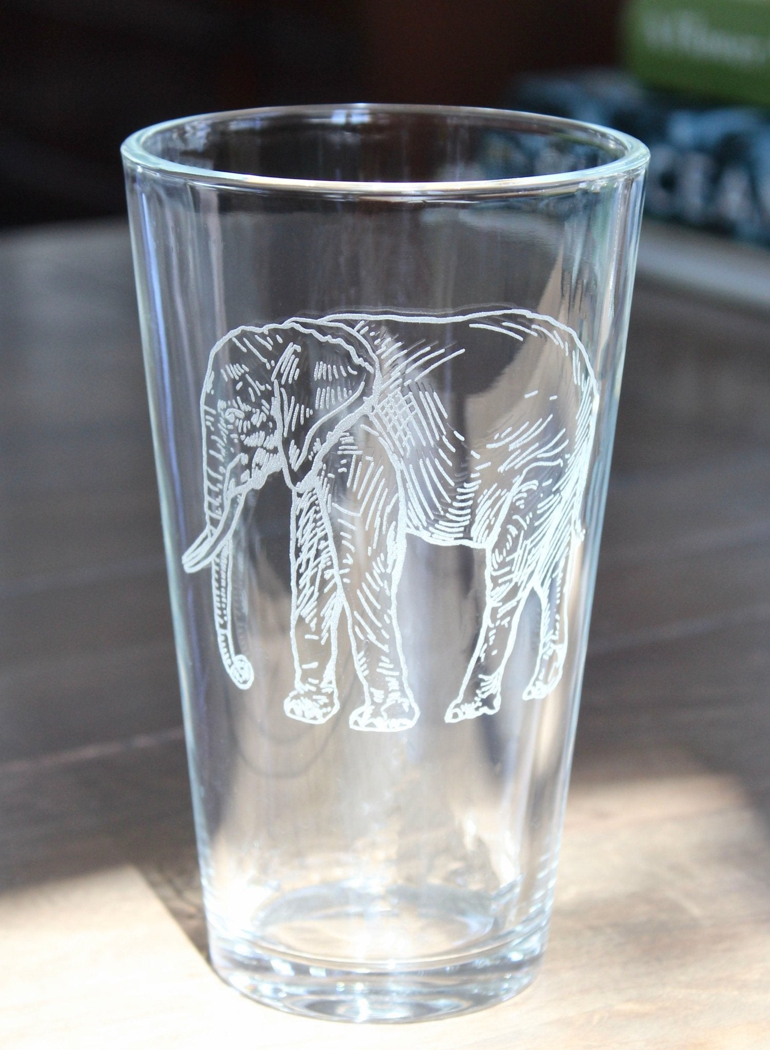 Elephant Laser Engraved Glasses - Che Cose Belle