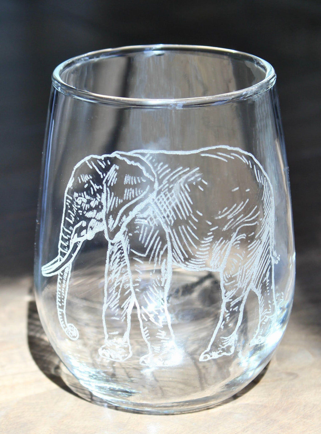 Elephant Laser Engraved Glasses - Che Cose Belle