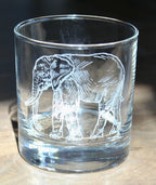 Elephant Laser Engraved Glasses - Che Cose Belle