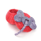 Elephant Lidded Basket - Pink - Che Cose Belle