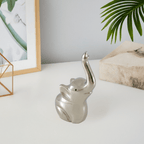 Elephant Ring Holder (4", Silver Finish) - Che Cose Belle