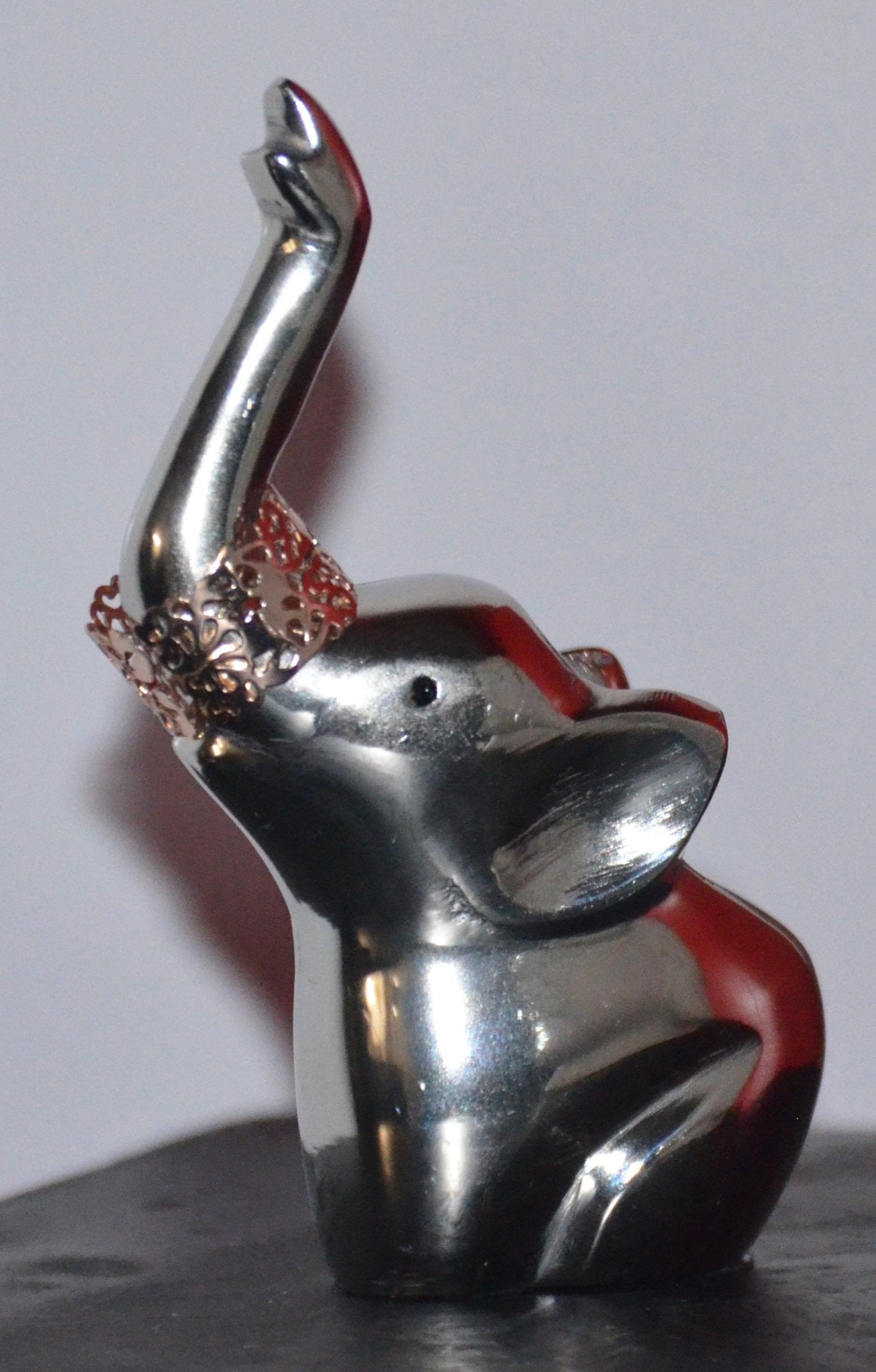 Elephant Ring Holder (4", Silver Finish) - Che Cose Belle
