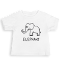 Elephant - Toddler Tee - Che Cose Belle