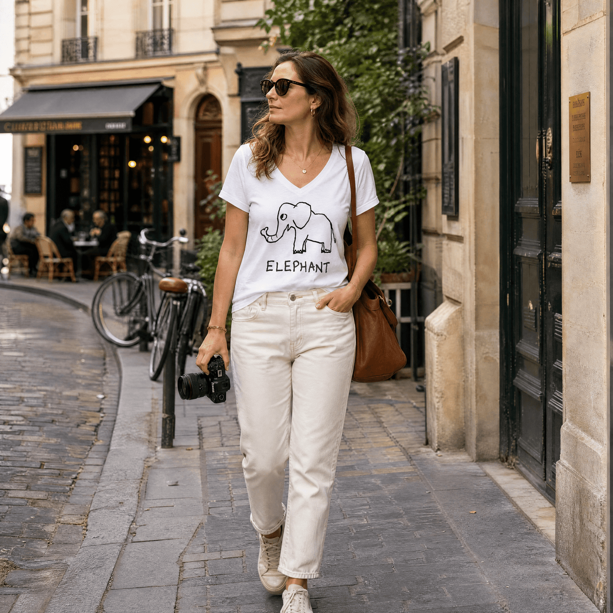 Elephant - V-neck Tee - Che Cose Belle