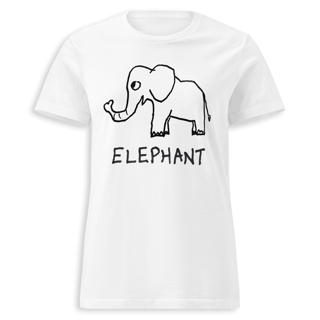 Elephant - Women's Fitted Tee - Che Cose Belle