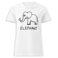 Elephant - Women's Fitted Tee - Che Cose Belle