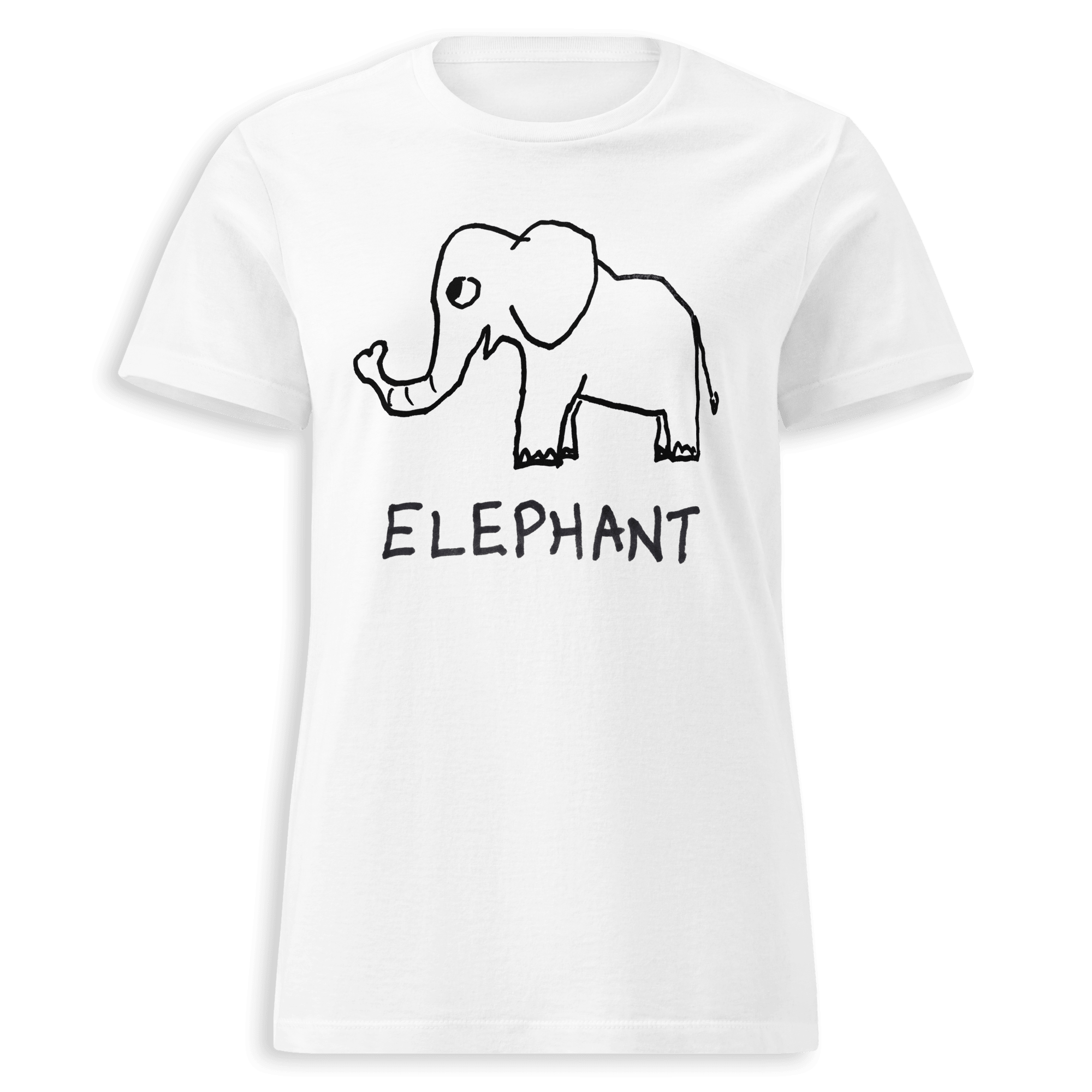 Elephant - Women's Fitted Tee - Che Cose Belle