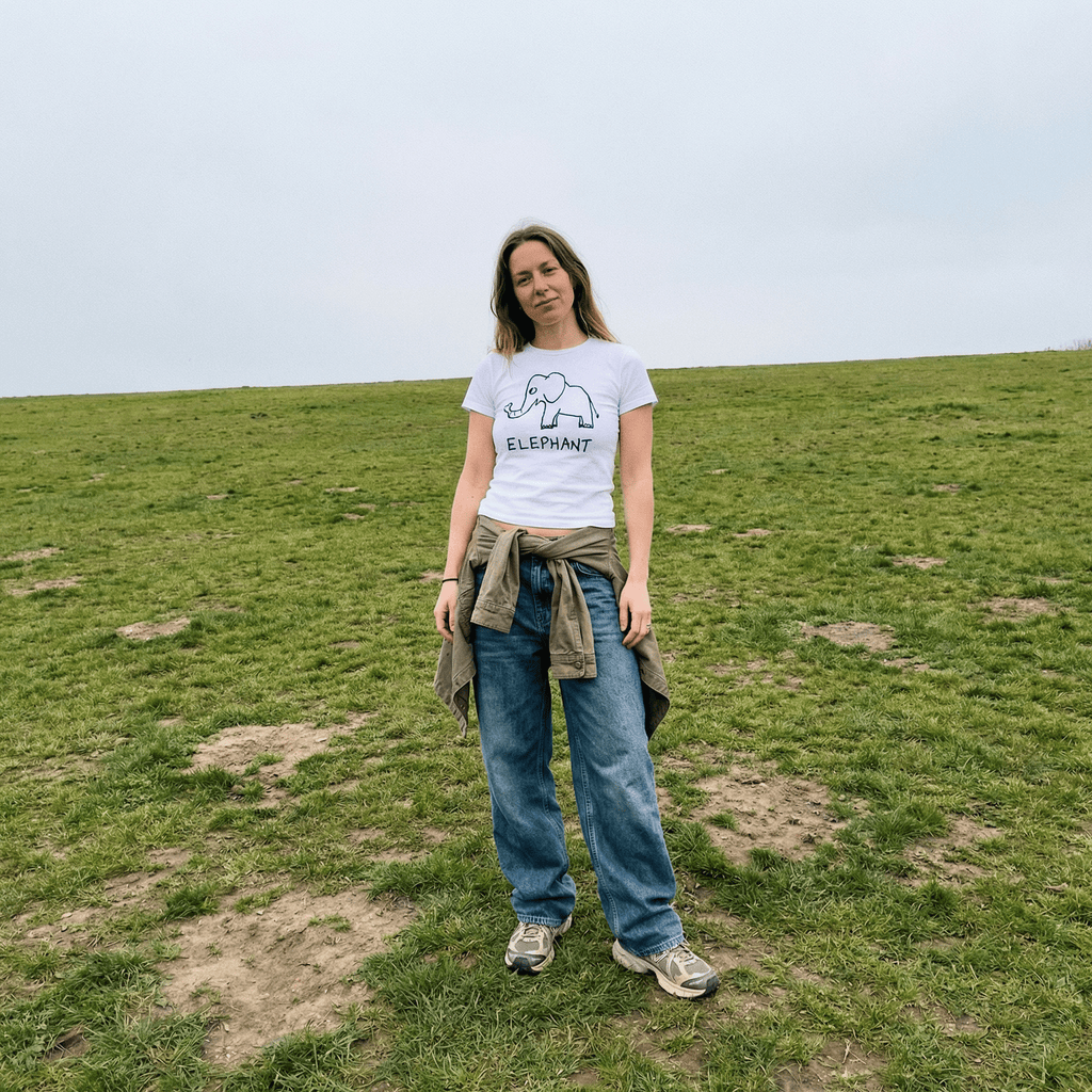 Elephant - Women's Fitted Tee - Che Cose Belle
