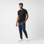Elijah Black Short Sleeve Crew - Che Cose Belle