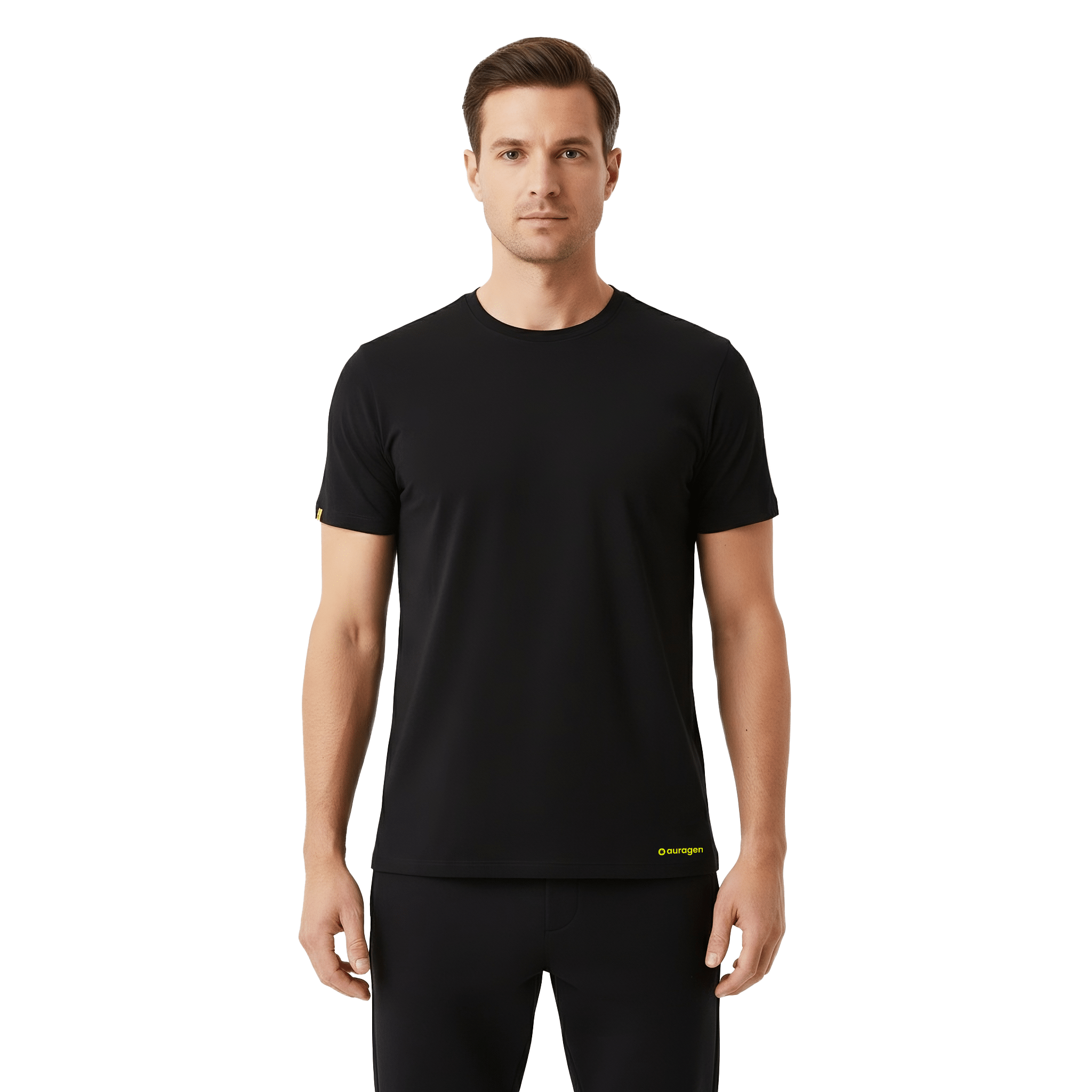 Elijah Black Short Sleeve Crew - Che Cose Belle