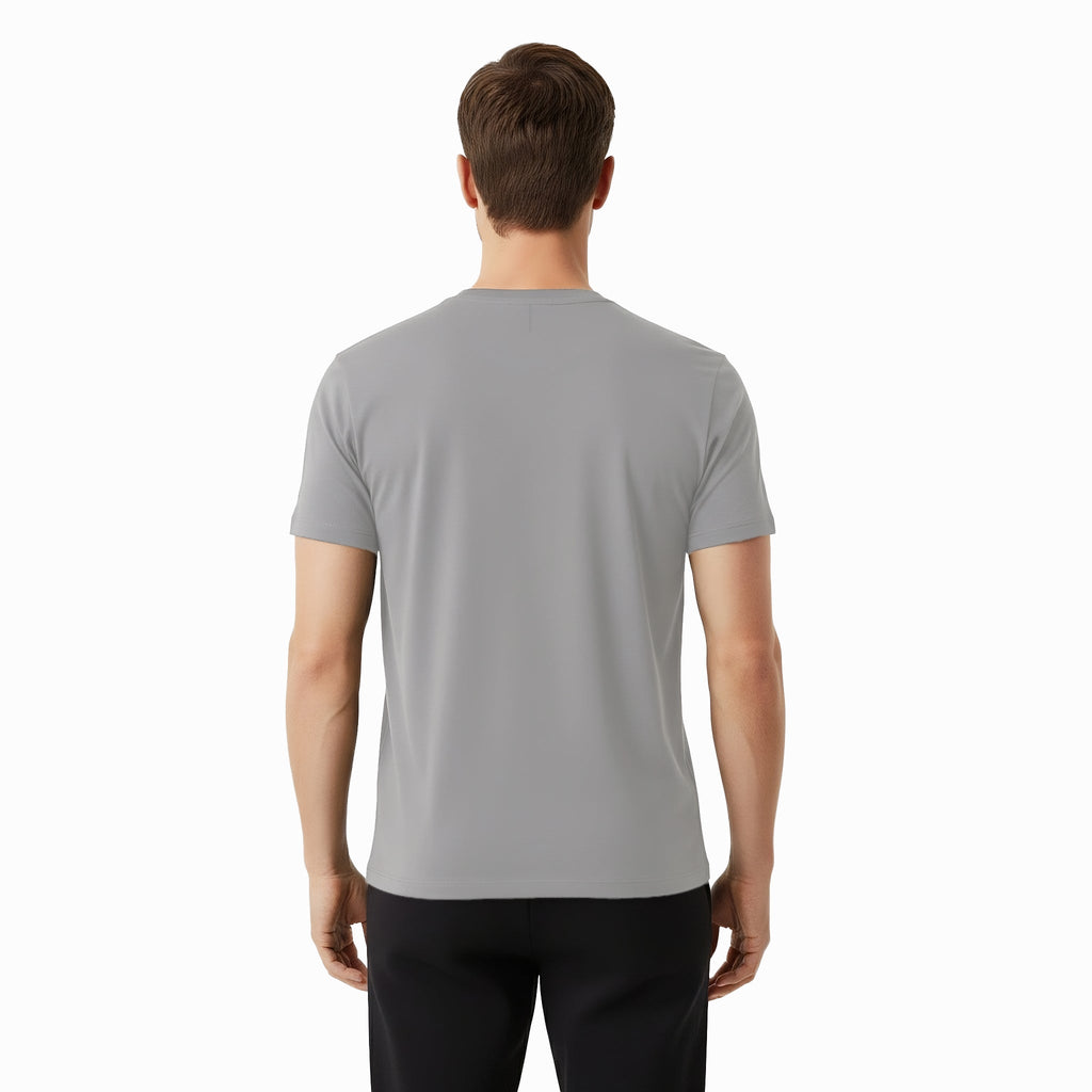 Elijah Grey Short Sleeve Crew - Che Cose Belle