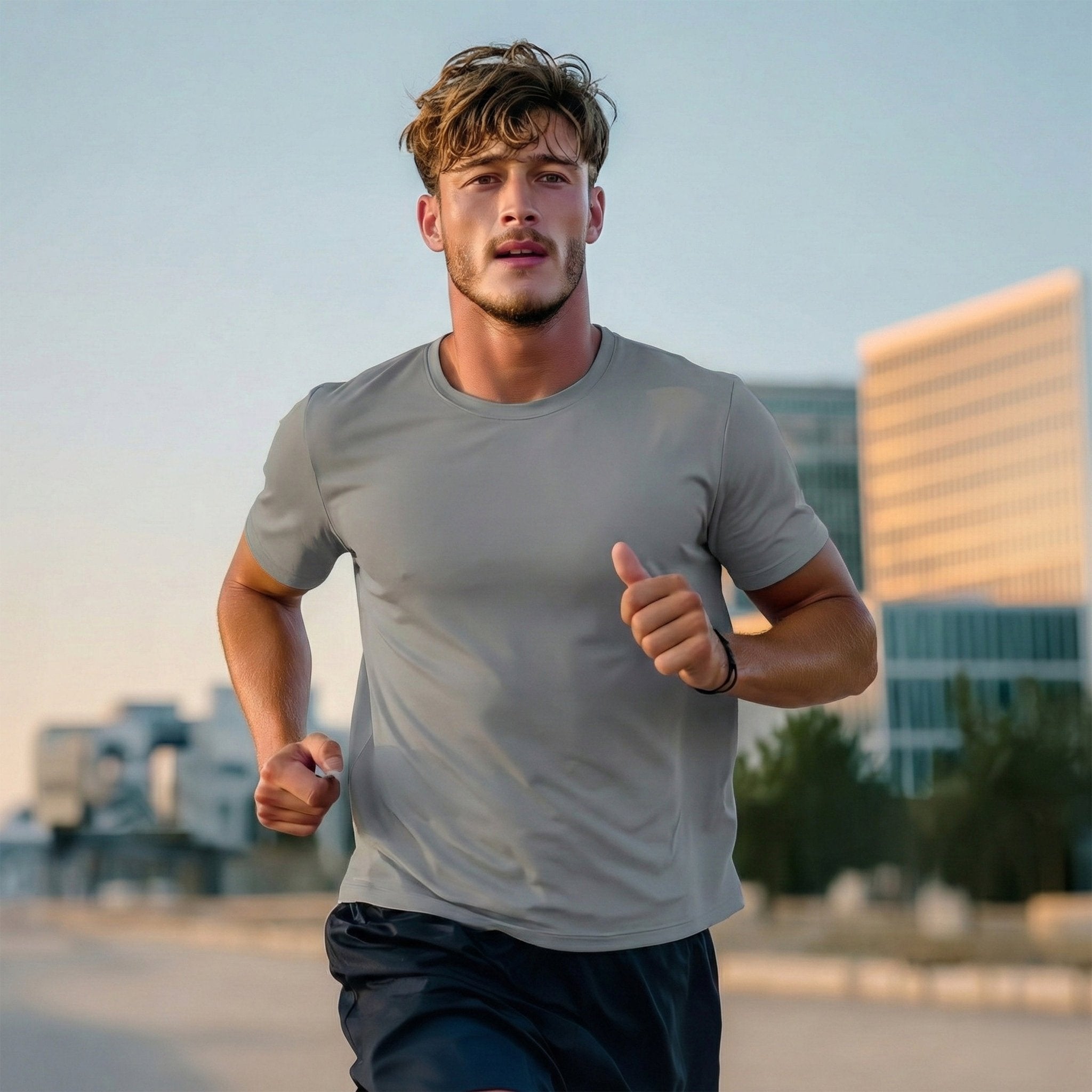 Elijah Grey Short Sleeve Crew - Che Cose Belle